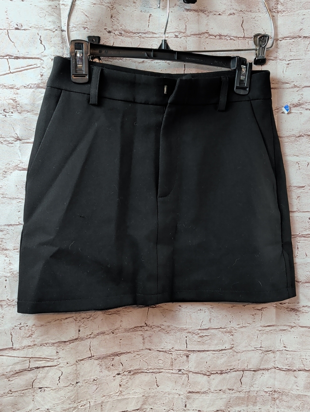 Commense Classic Black Mini Skirt Medium New Nwt